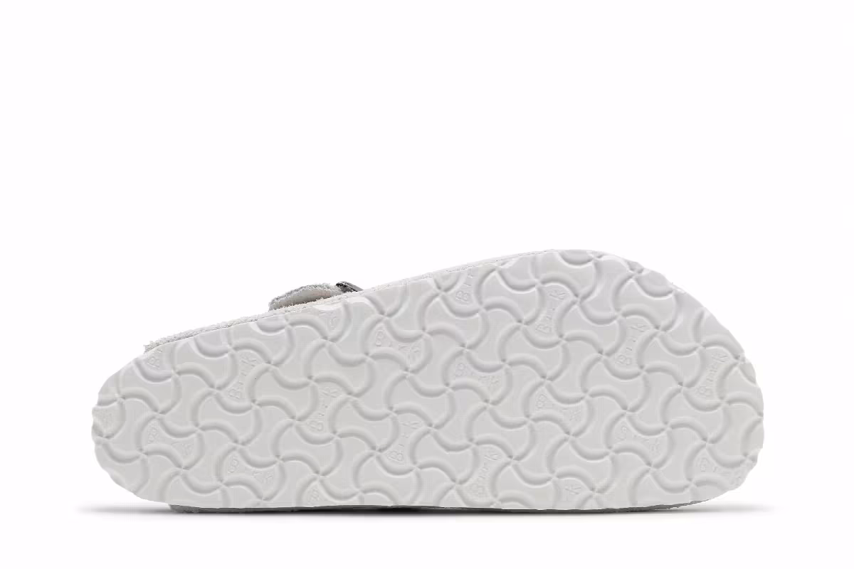 Stussy x Birkenstock Boston Shaggy Bone, view 5