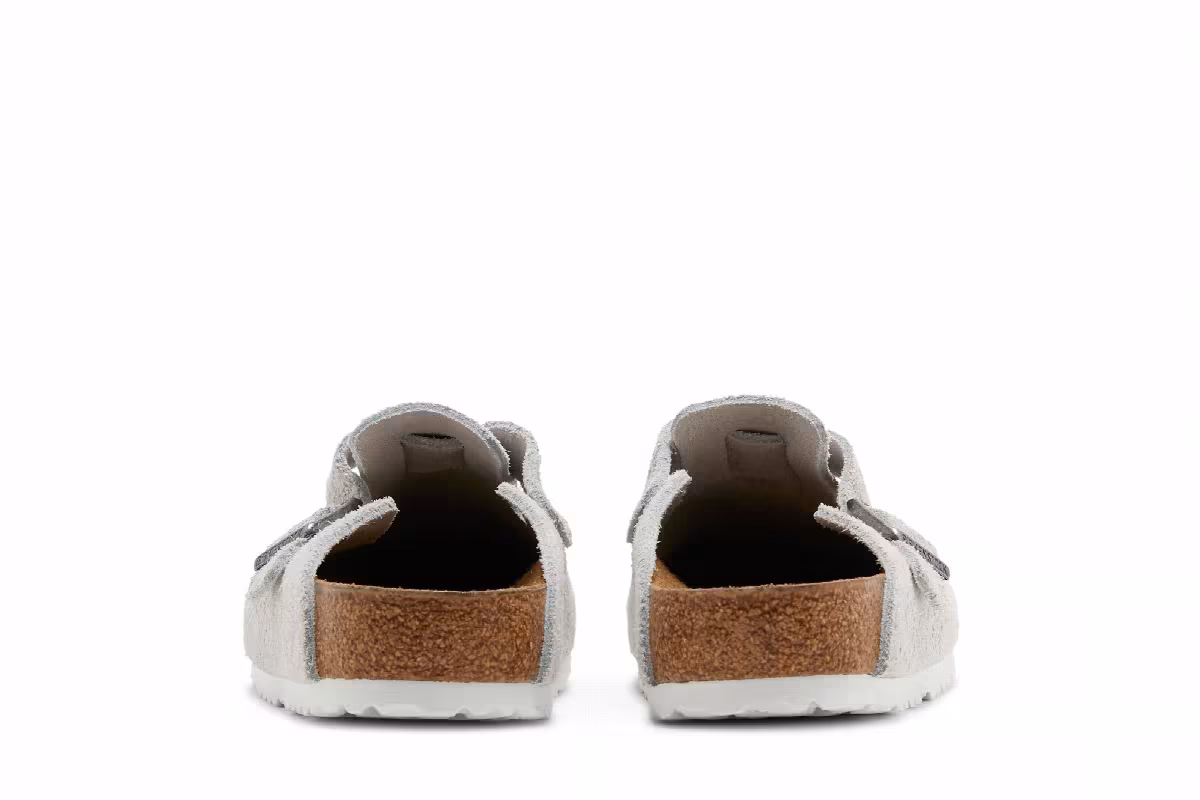 Stussy x Birkenstock Boston Shaggy Bone, view 7