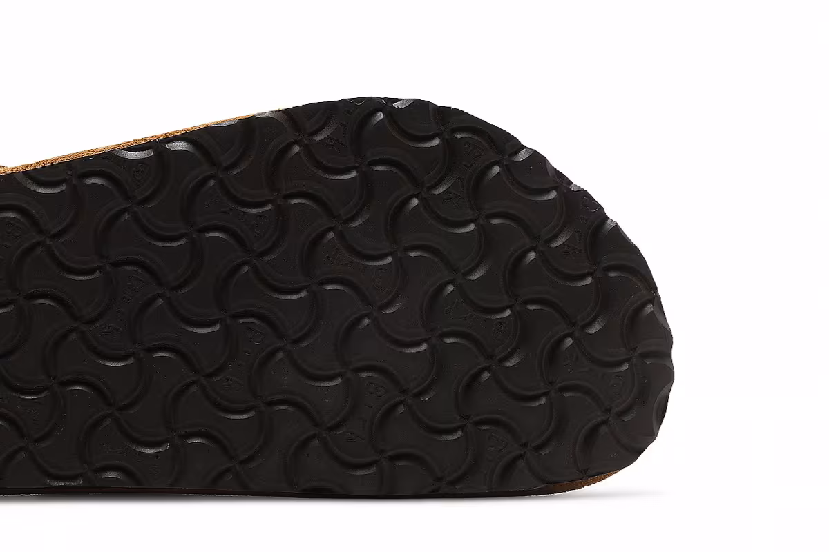 Stussy x Birkenstock Boston Shaggy Caramel, view 6