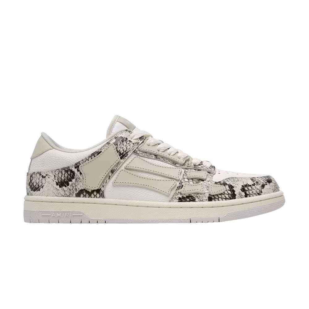 Amiri Skel Top Low Snake - Alabaster
