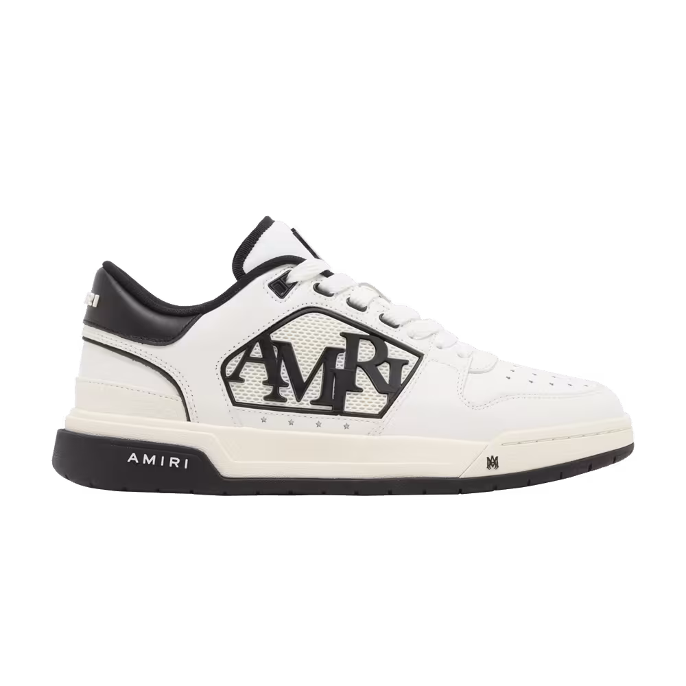 Amiri Classic Low White Black