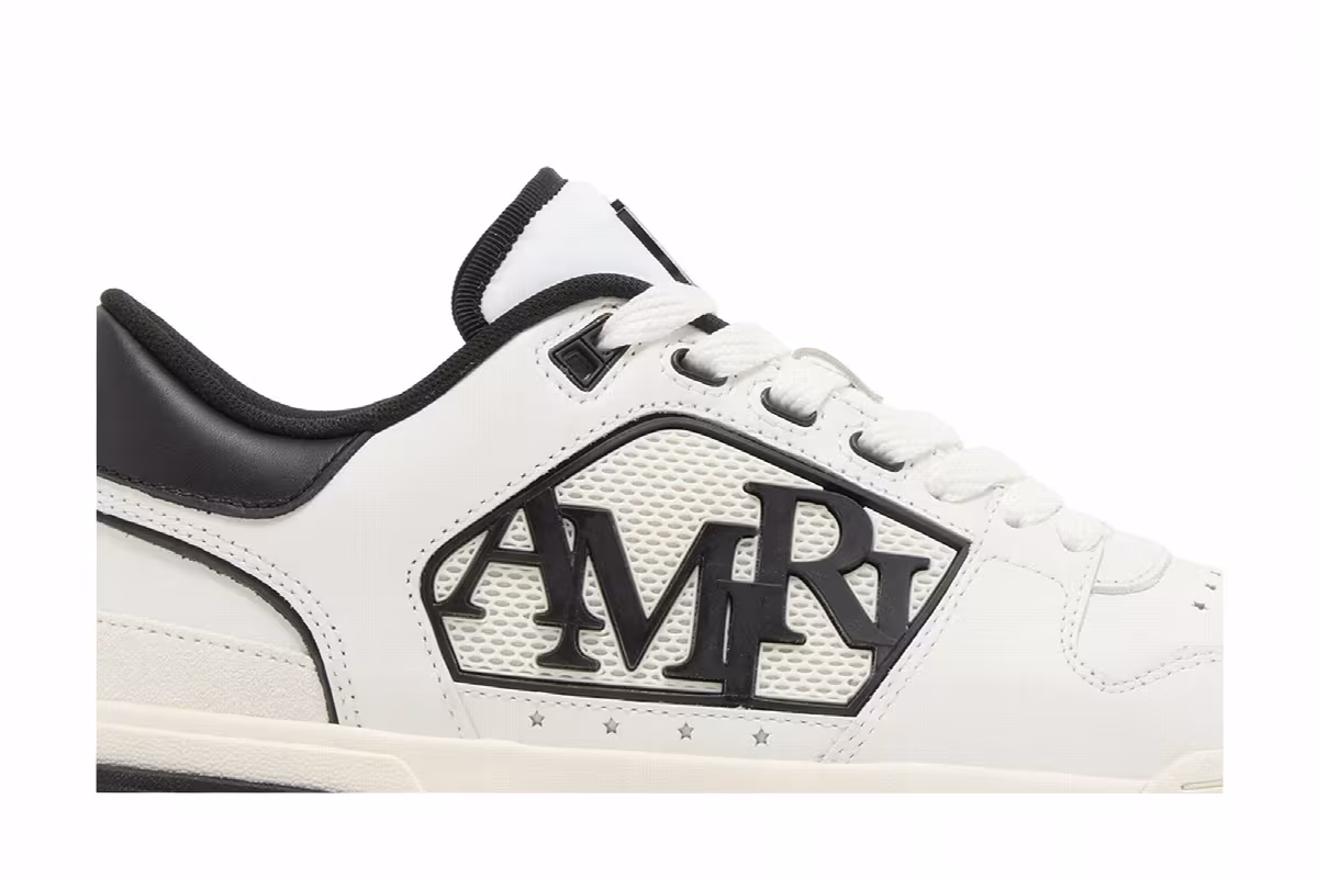 Amiri Classic Low White Black, view 3