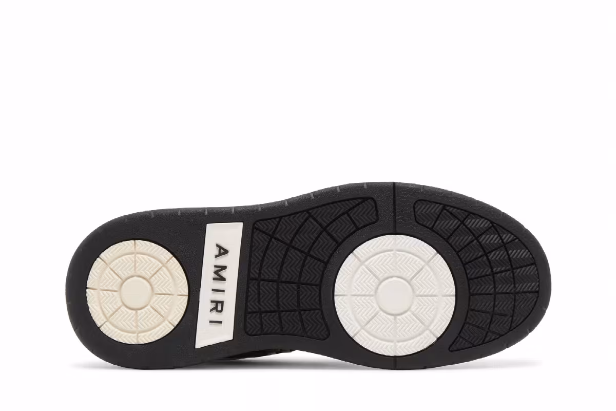 Amiri Classic Low White Black, view 5