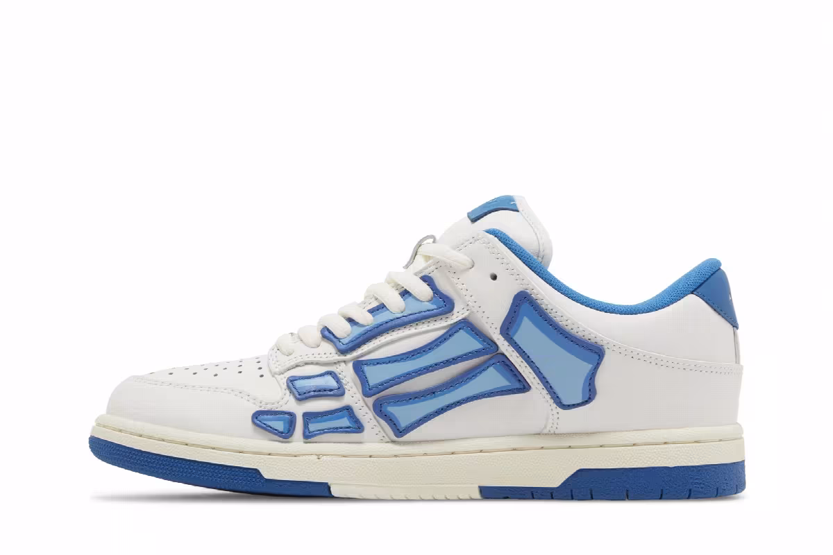 Amiri Skel Top Low White Air Blue, view 4