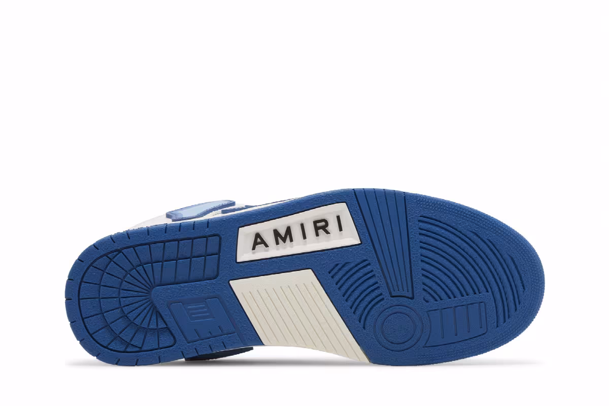 Amiri Skel Top Low White Air Blue, view 5