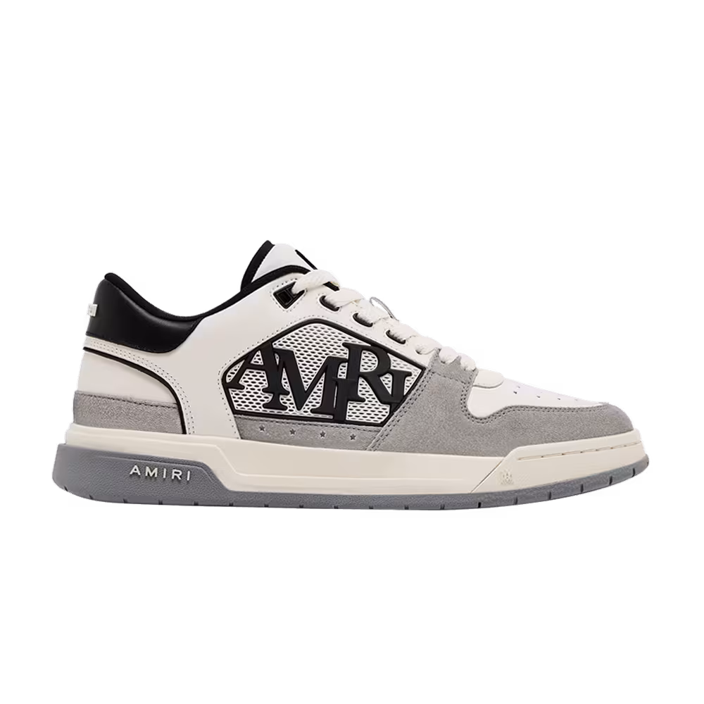 Amiri Classic Low White Grey