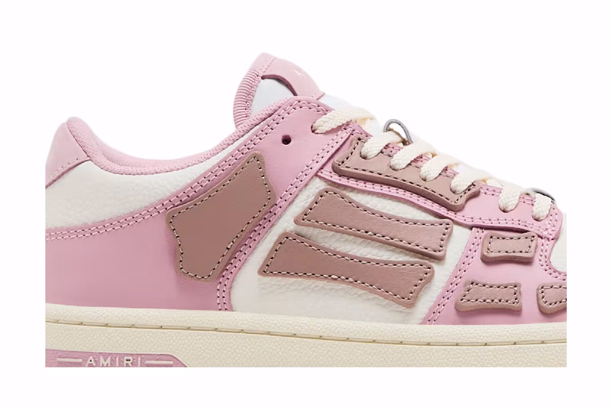Amiri Women's Skel Top Low Baby Pink 2024, view 3