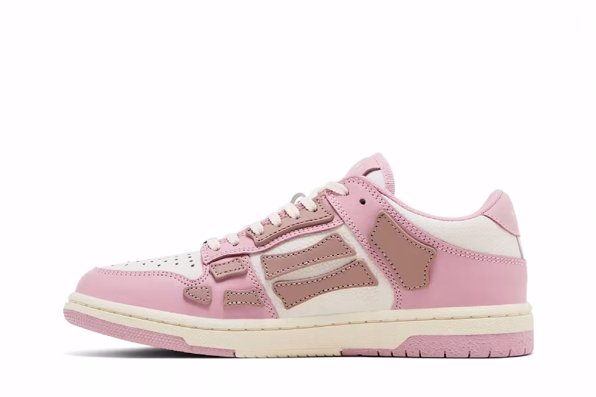 Amiri Women's Skel Top Low Baby Pink 2024, view 4
