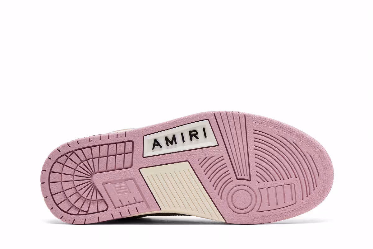 Amiri Women's Skel Top Low Baby Pink 2024, view 5