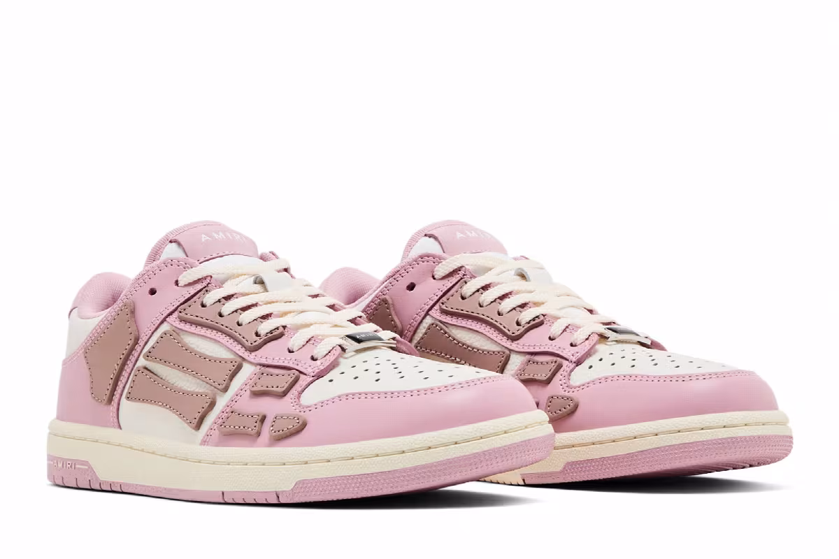 Amiri Women's Skel Top Low Baby Pink 2024, view 9