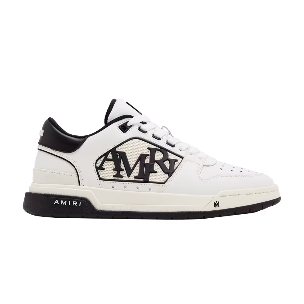 Amiri Classic Low White Black