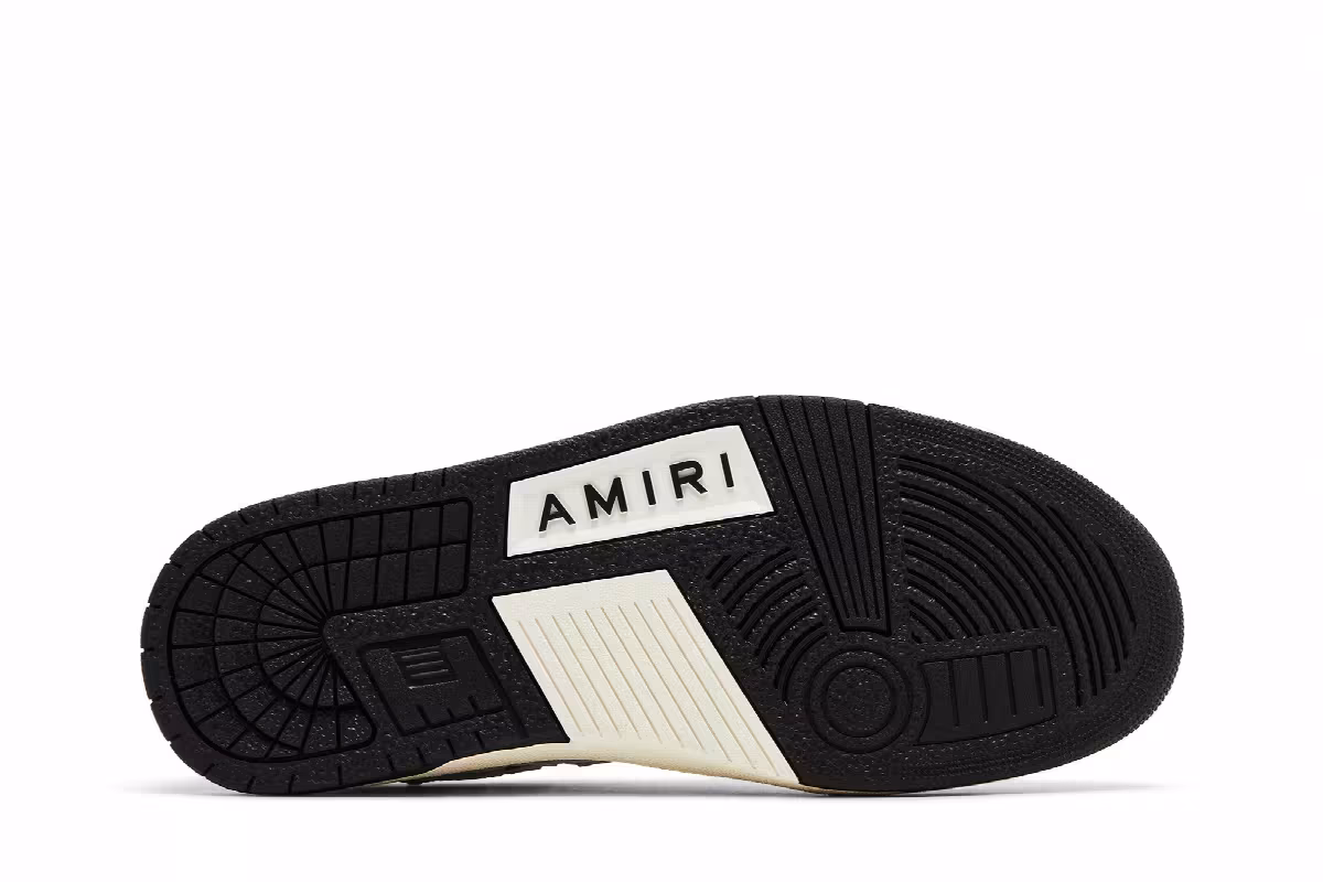 Amiri Stars Low Black White, view 5