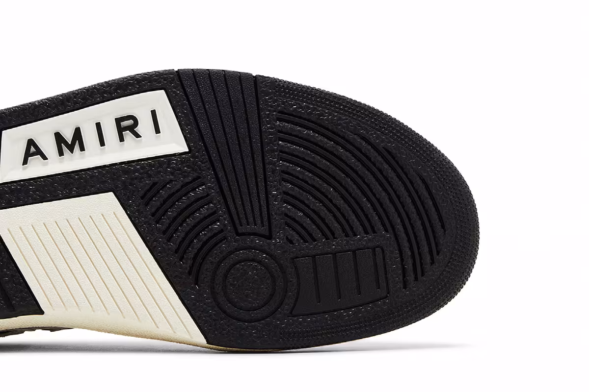 Amiri Stars Low Black White, view 6