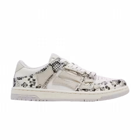 Amiri Wmns Skel Top Low 'Alabaster Snakeskin'