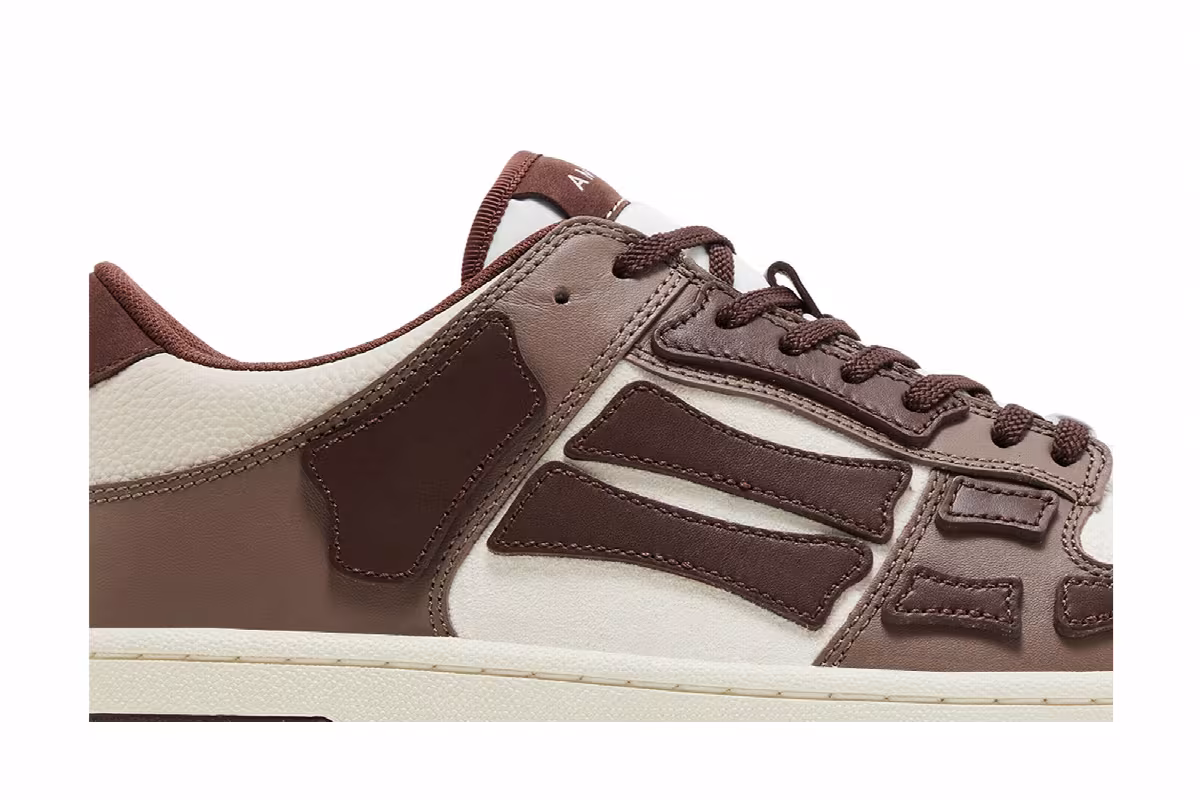 Amiri Skel Top Low Brown, view 3