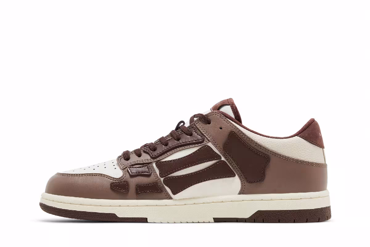 Amiri Skel Top Low Brown, view 4