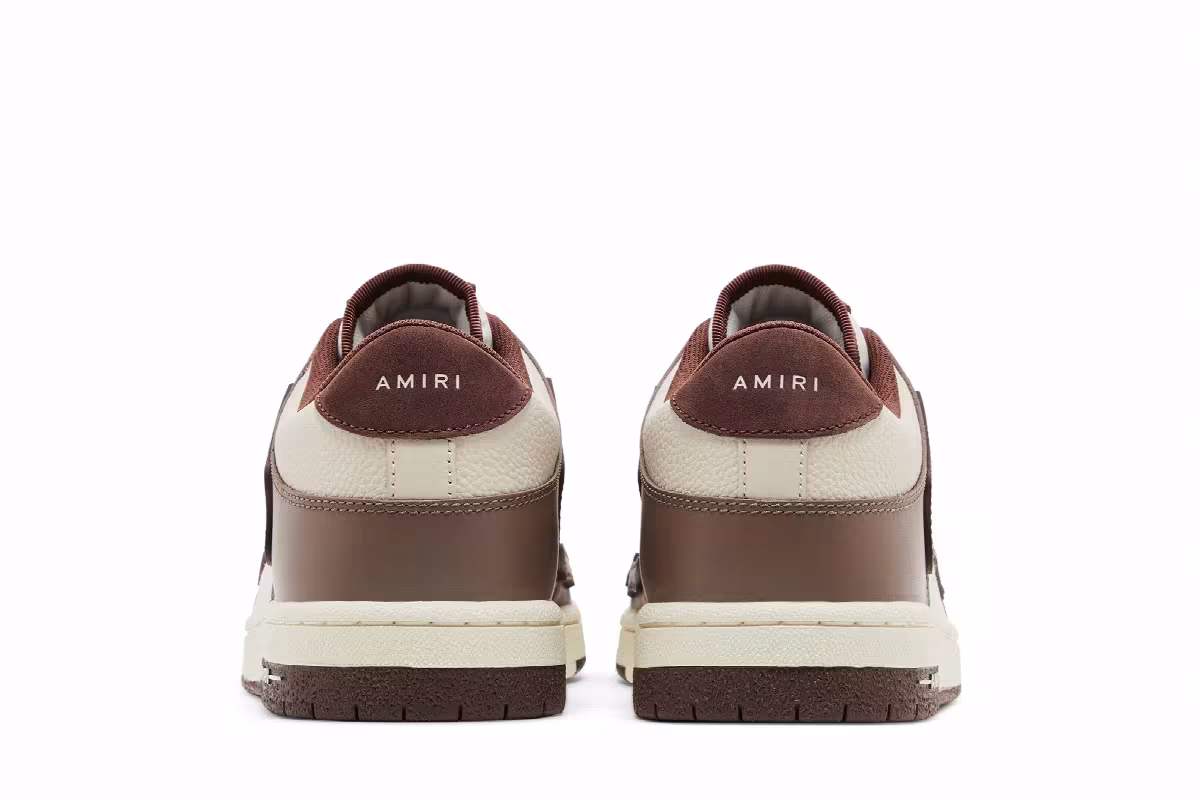Amiri Skel Top Low Brown, view 7