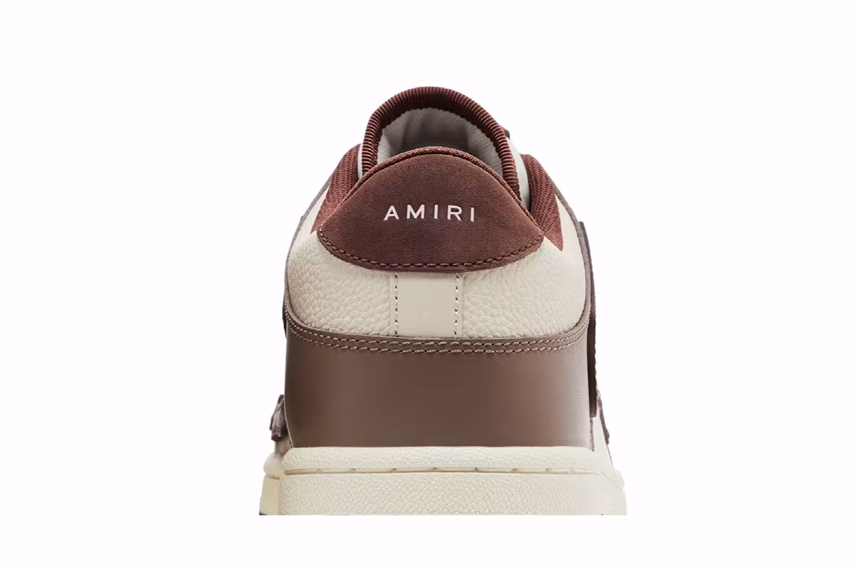 Amiri Skel Top Low Brown, view 8