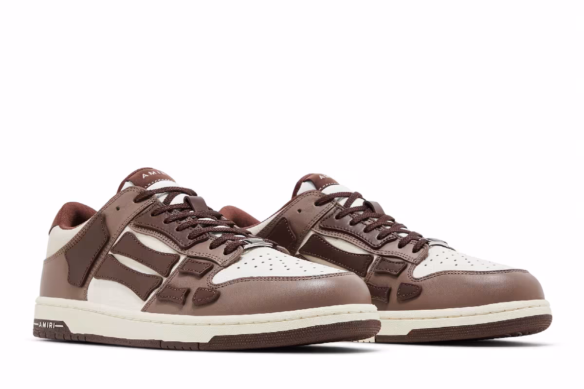 Amiri Skel Top Low Brown, view 9