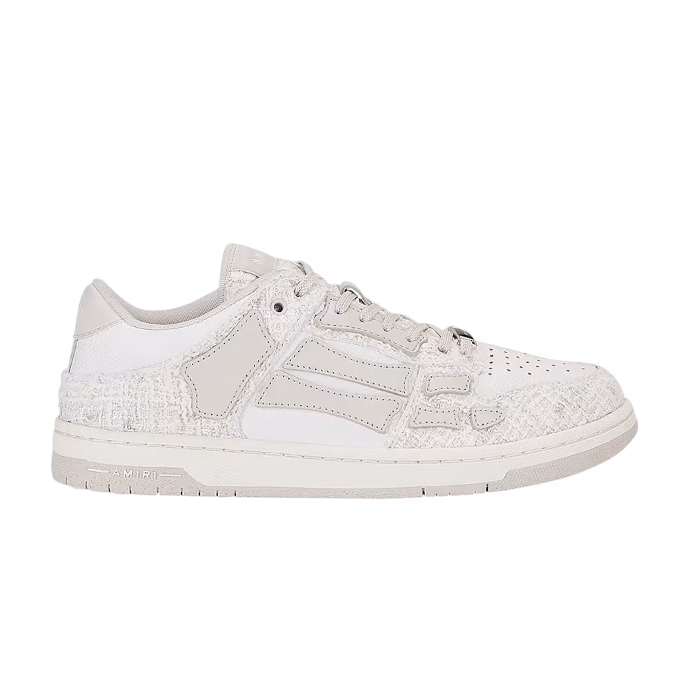 Amiri Boucle Skel Top Low Alabaster
