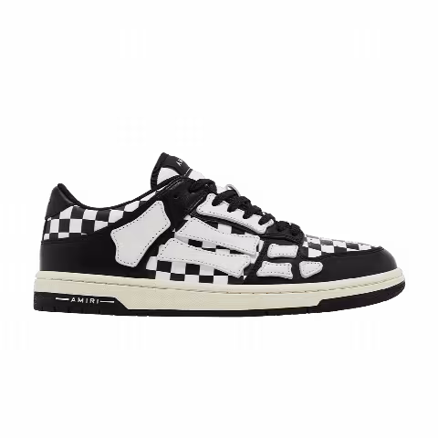 Amiri Skel Top Low 'Checkered - Black White'