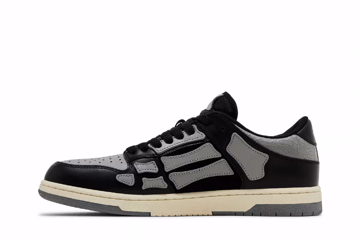 Amiri Skel Top Low Black Grey, view 4