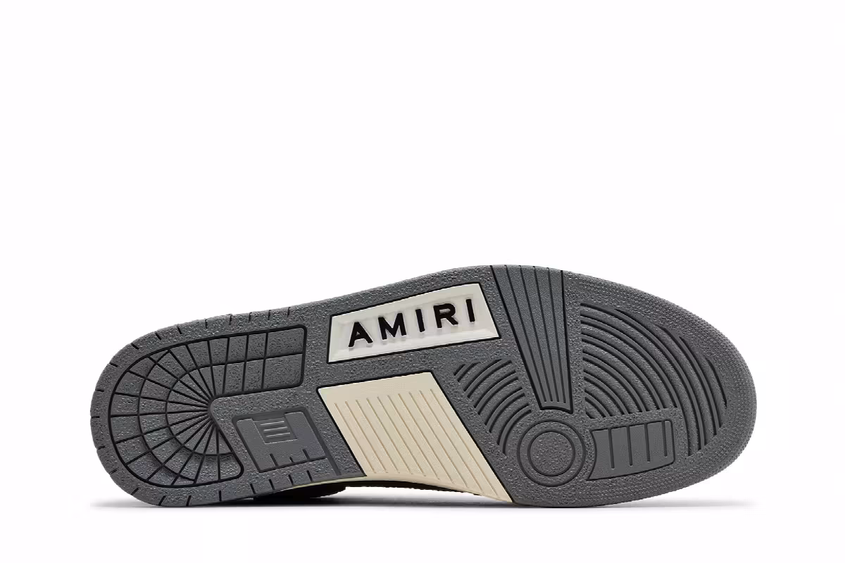 Amiri Skel Top Low Black Grey, view 5