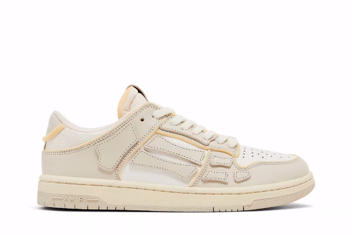 Amiri Skel Top Low Collegiate - Birch White, view 2