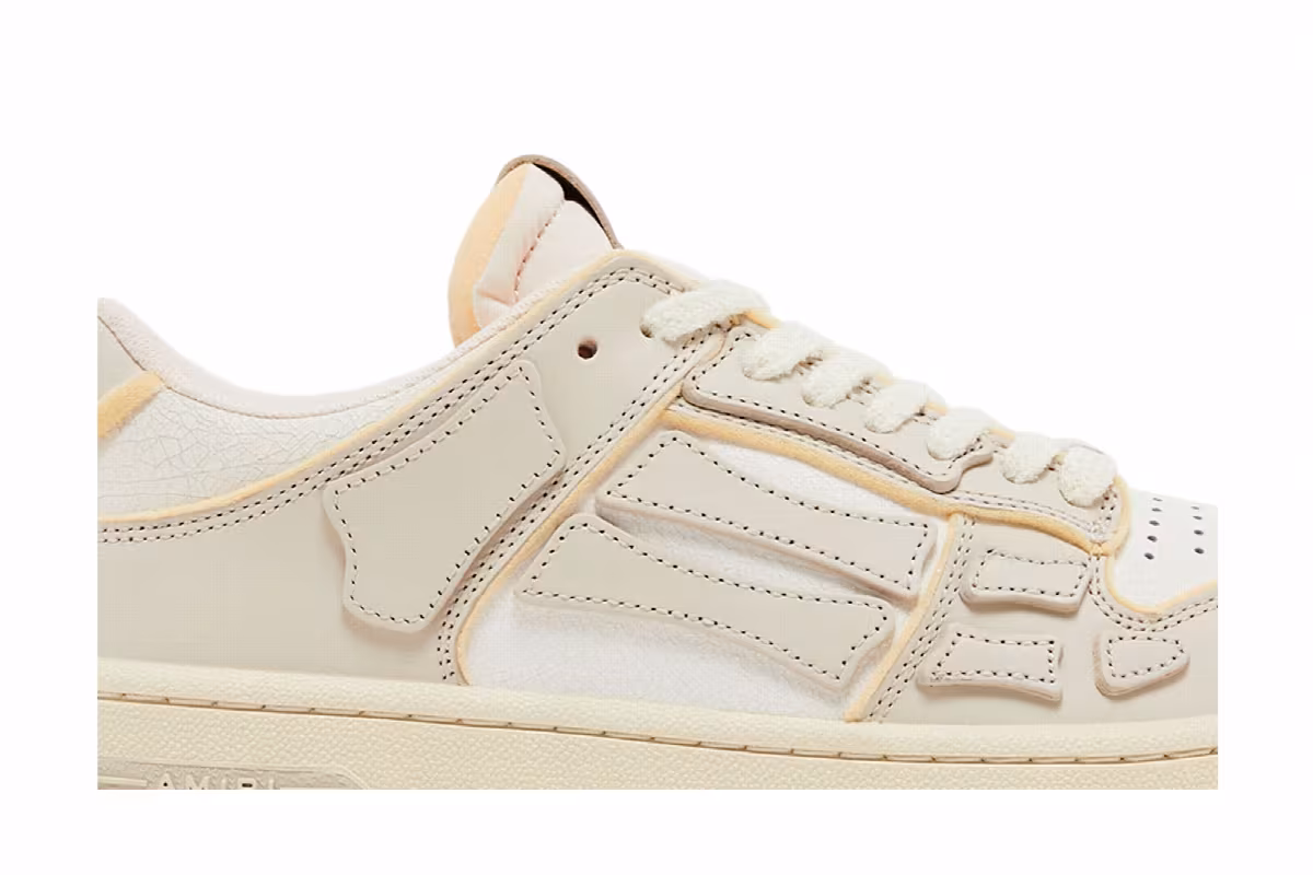 Amiri Skel Top Low Collegiate - Birch White, view 3