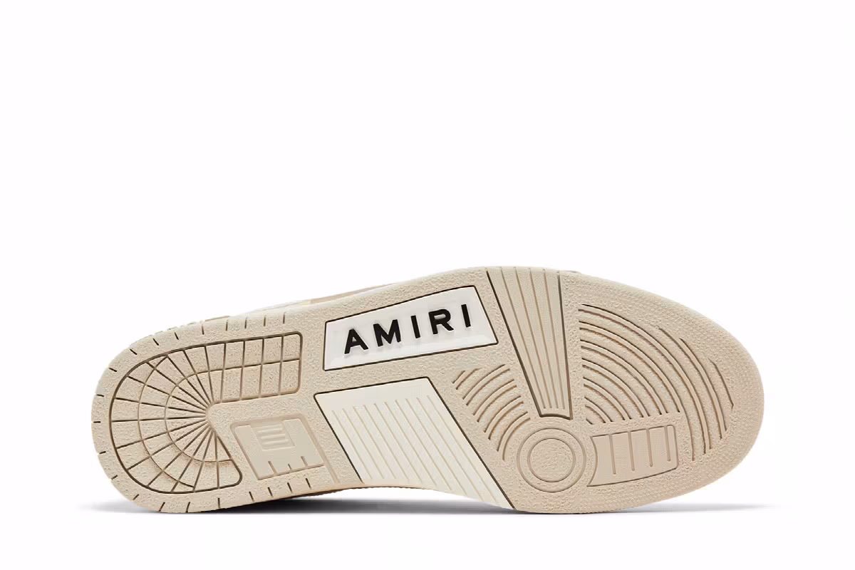 Amiri Skel Top Low Collegiate - Birch White, view 5