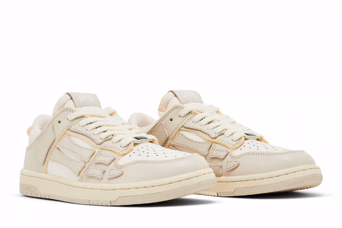 Amiri Skel Top Low Collegiate - Birch White, view 9