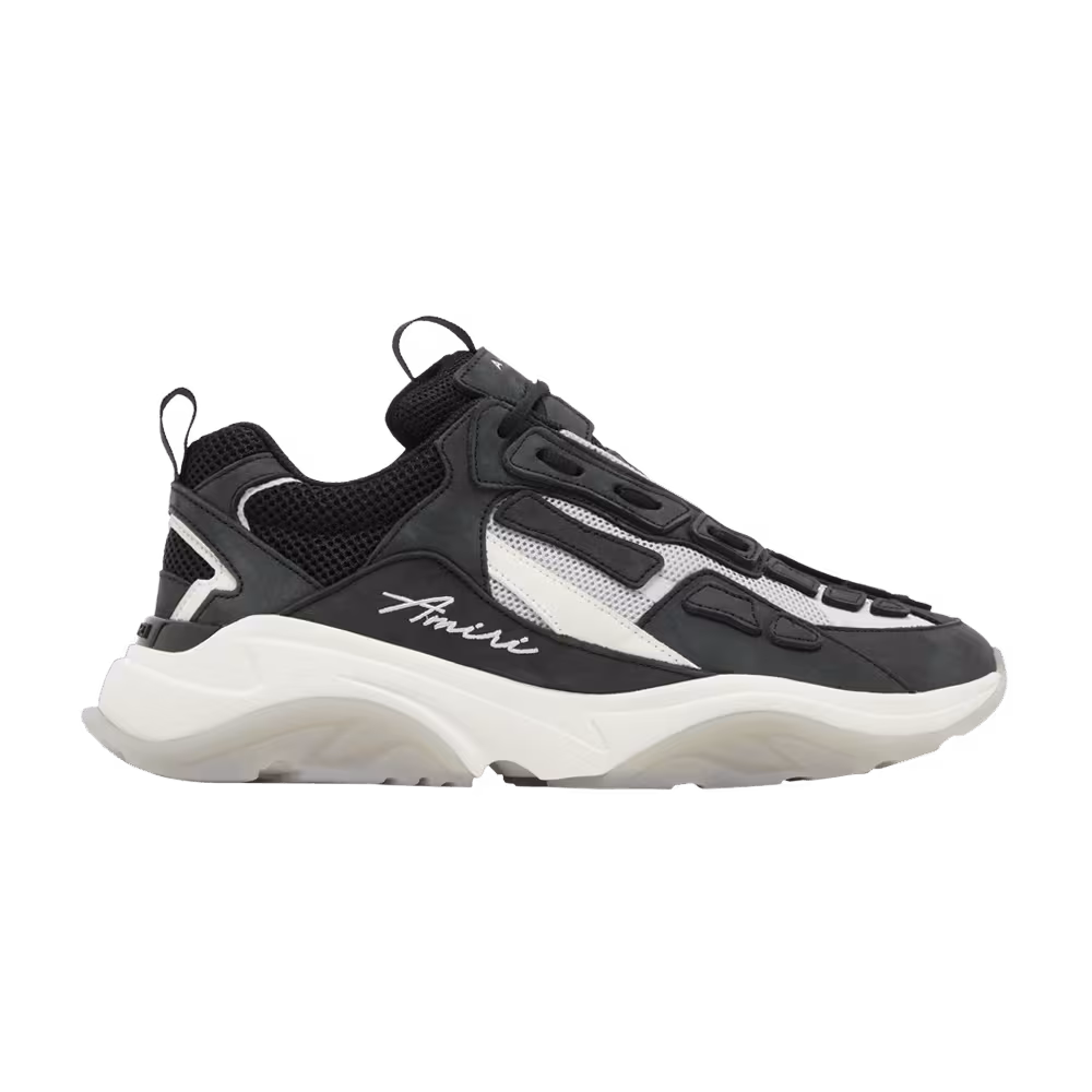 Amiri Bone Runner Black White