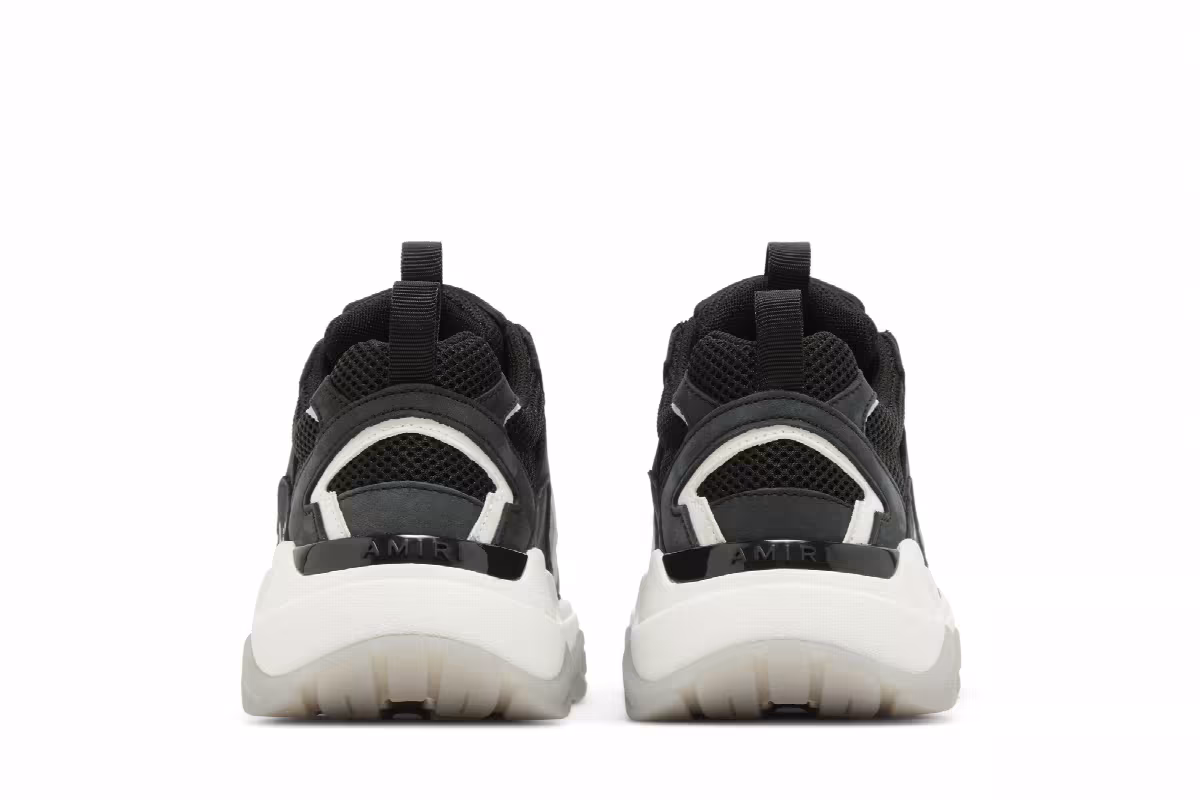 Amiri Bone Runner Black White, view 7