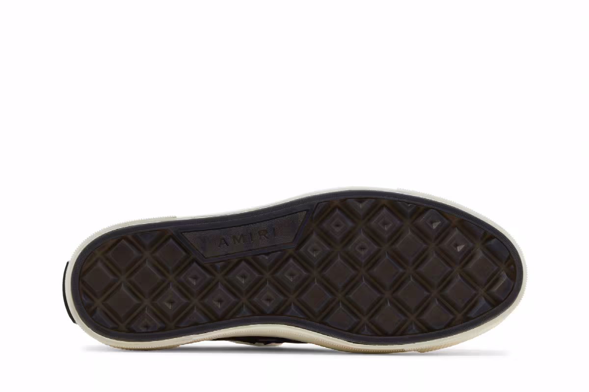 Amiri Stars Court Low White Black 2023, view 5