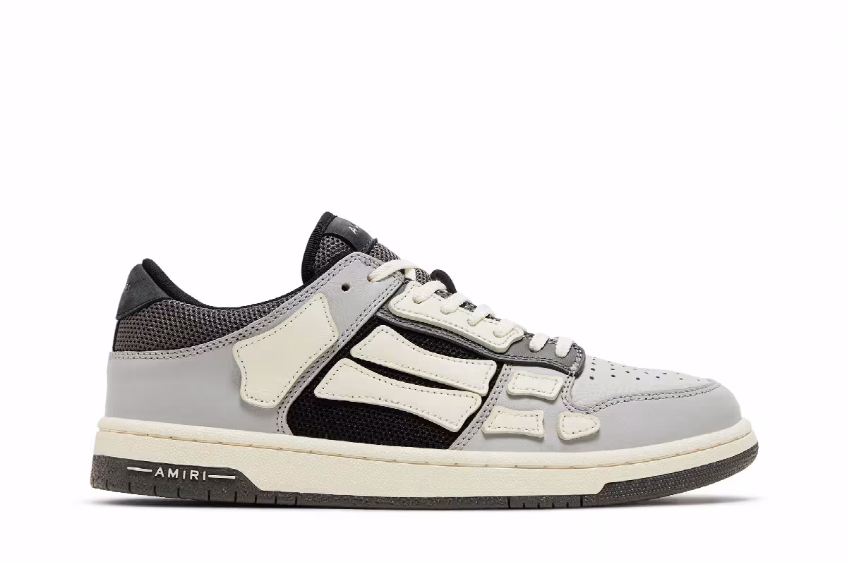 Amiri Mesh Skel Top Low Grey, view 2