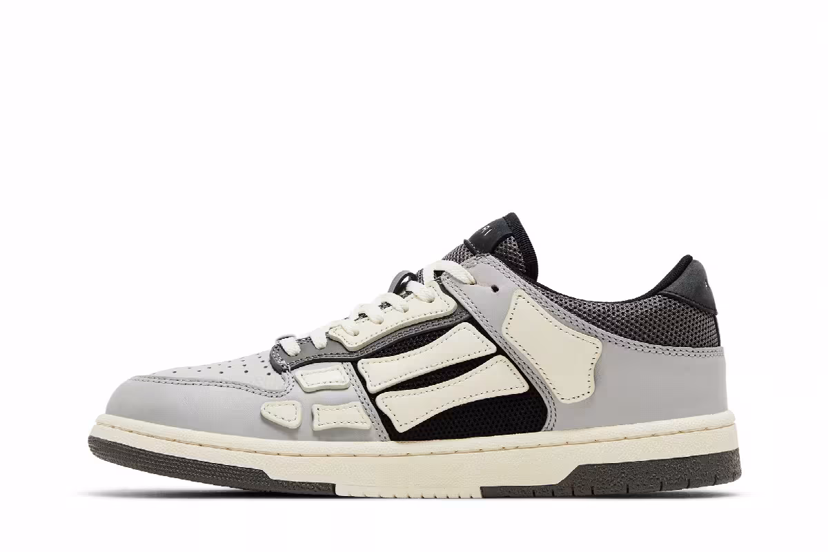 Amiri Mesh Skel Top Low Grey, view 4