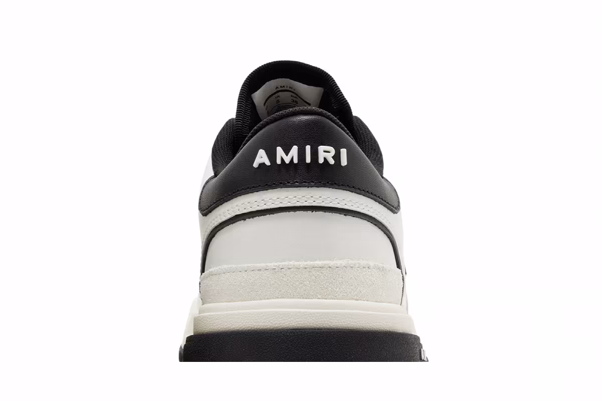 Amiri Women's Classic Low White Black, view 8