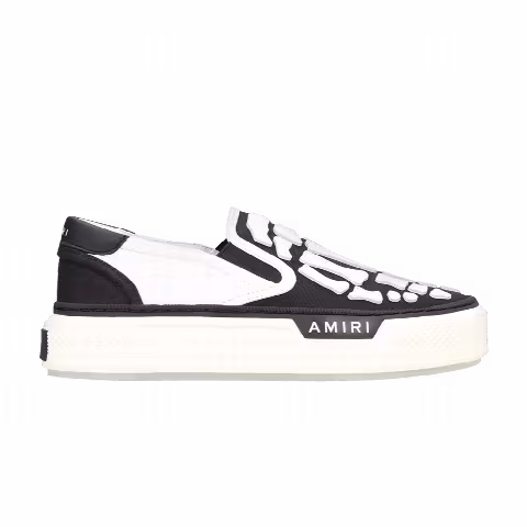 Amiri Wmns Skel Top Slip-On 'Black White'