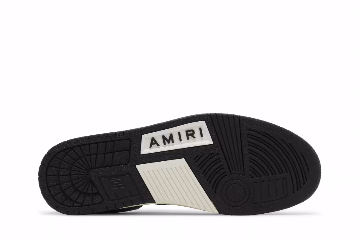 Amiri Skel Top Low Black Brown, view 5