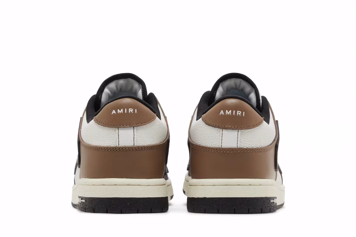 Amiri Skel Top Low Black Brown, view 7