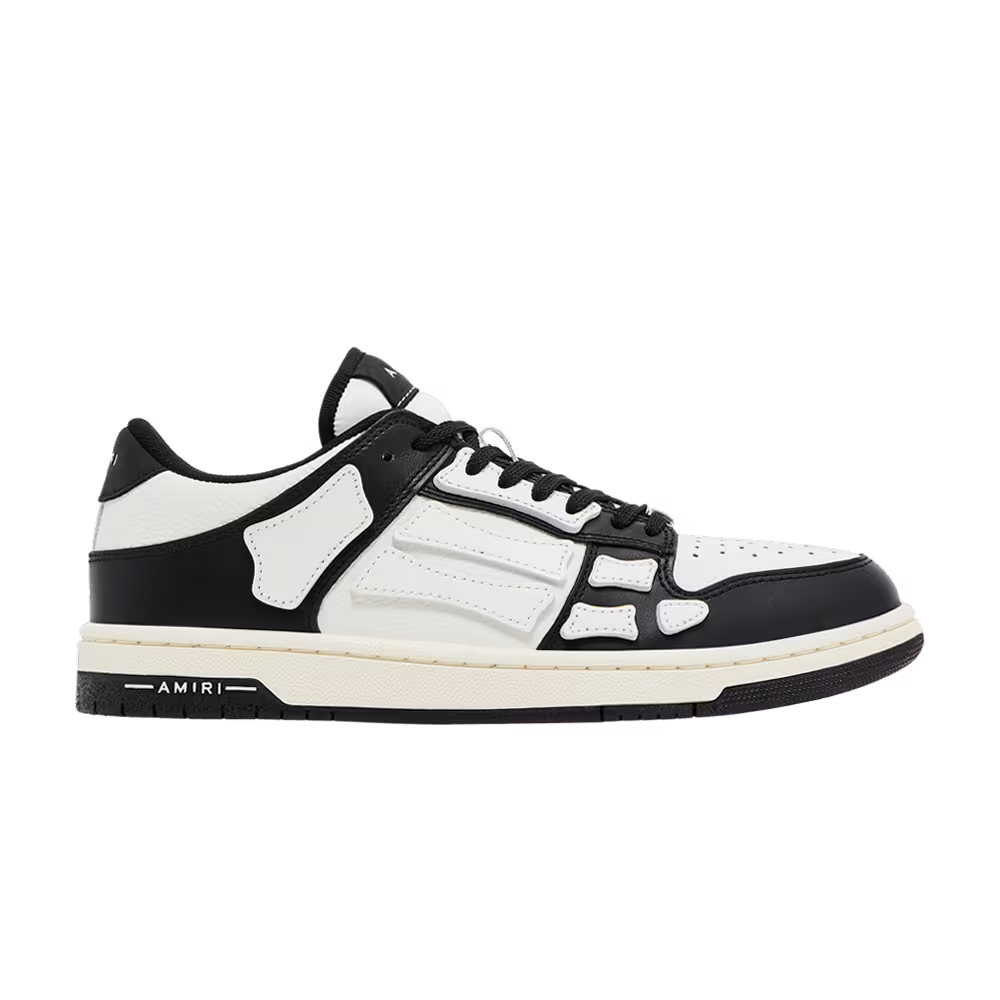 Amiri Skel Top Low Black White 2023
