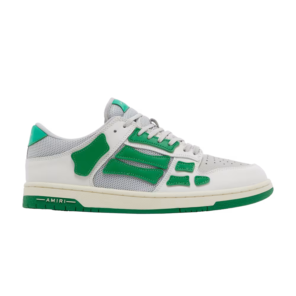 Amiri Mesh Skel Top Low White Green