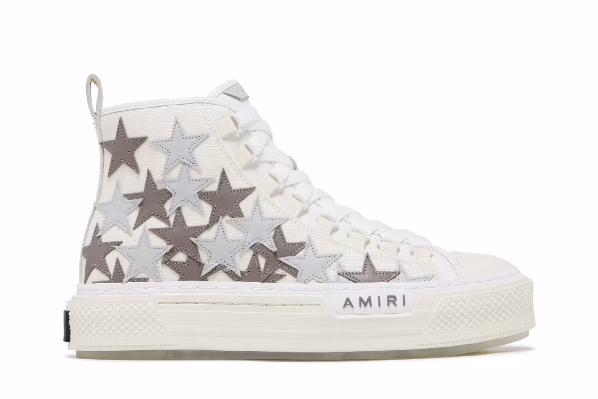 Amiri Stars Court High Grey, view 2