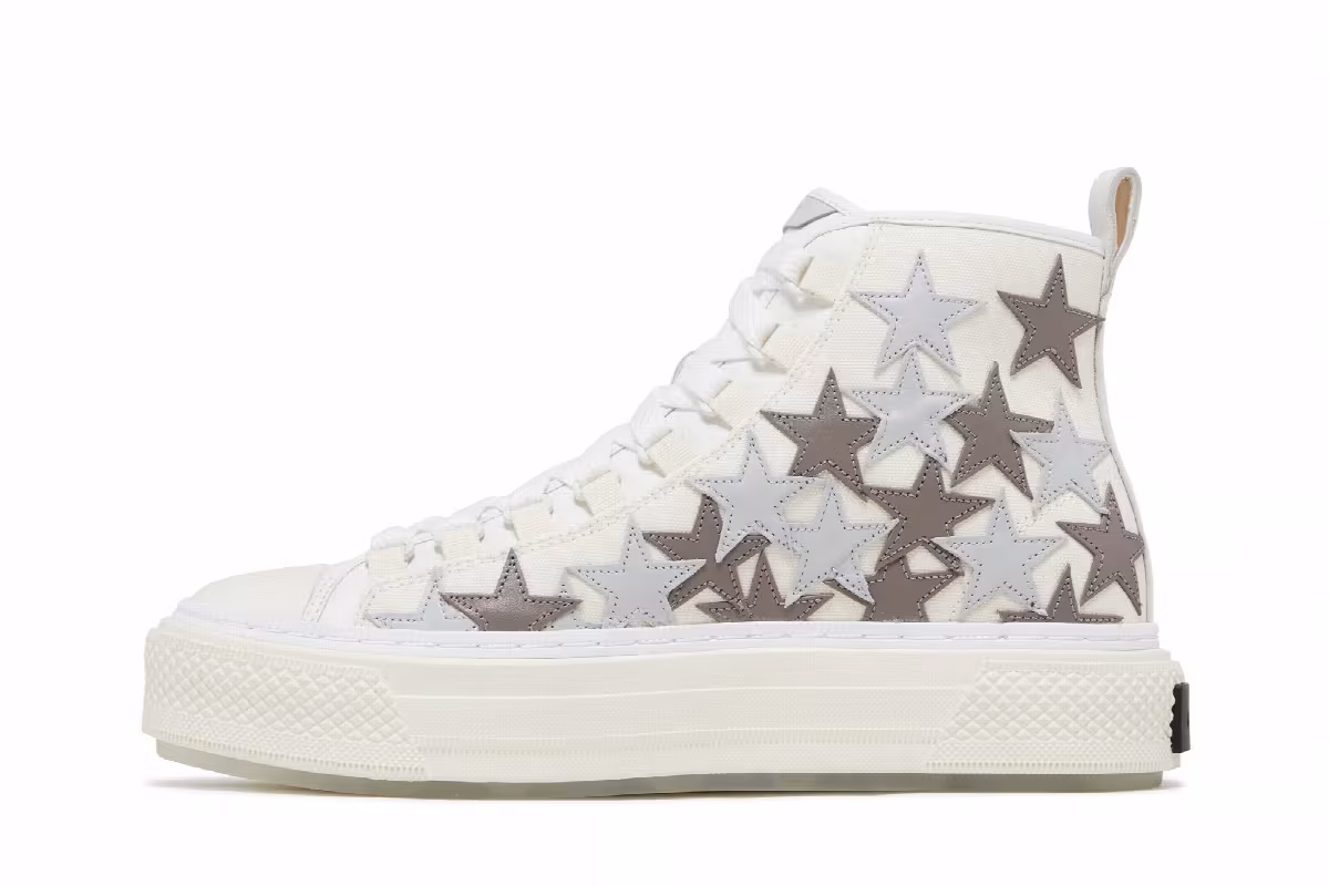 Amiri Stars Court High Grey, view 4