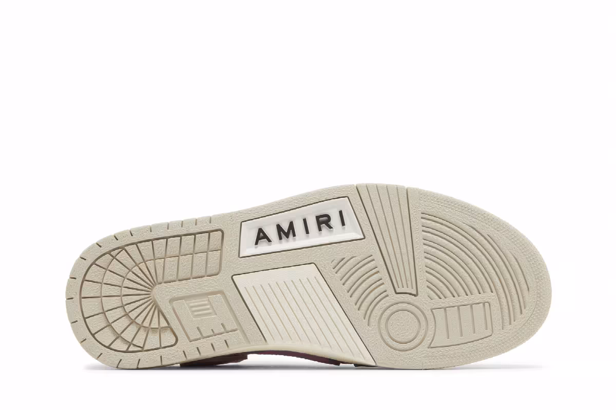 Amiri Women's Skel Top Low Beige Pink, view 5