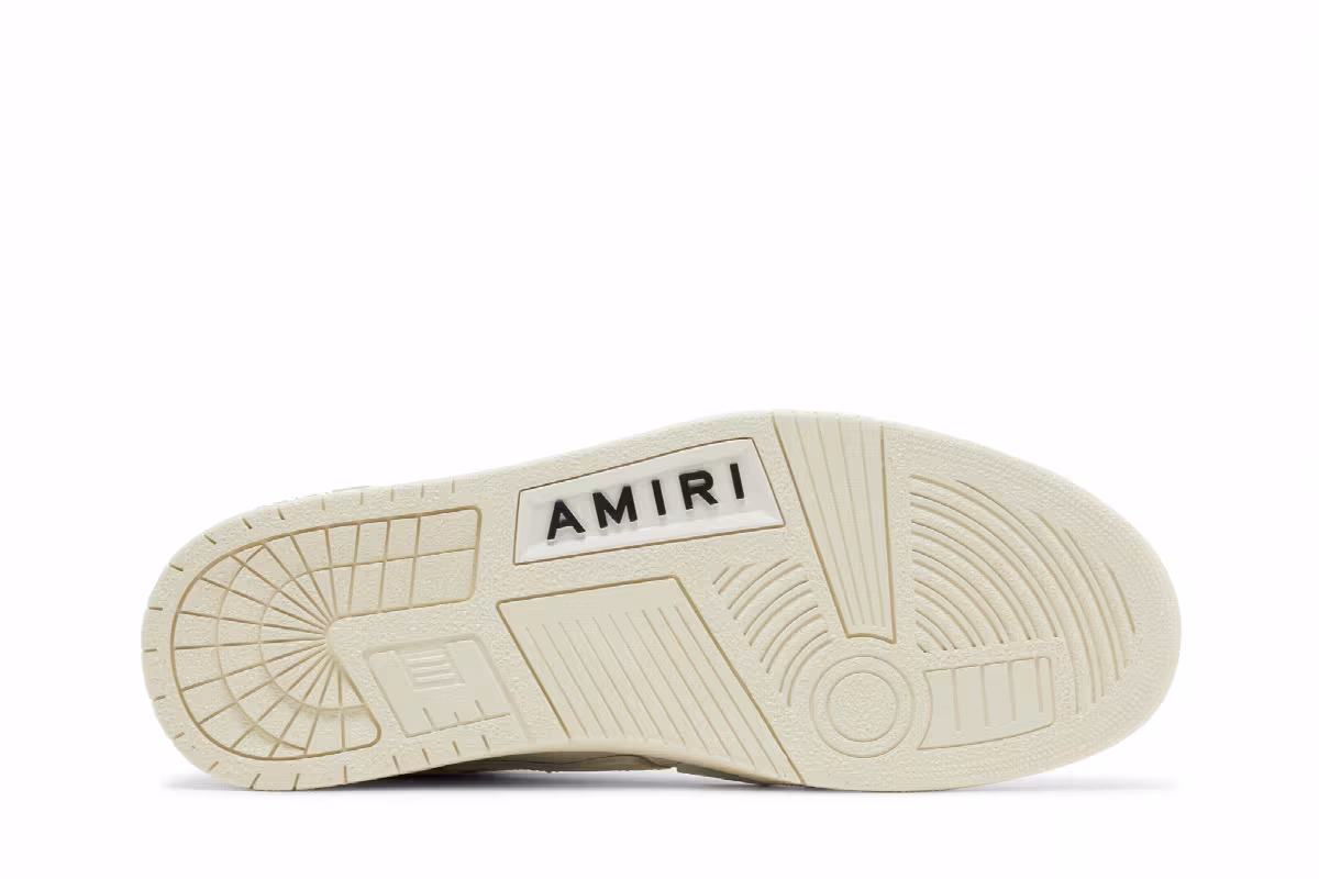 Amiri Skel Top High White, view 5