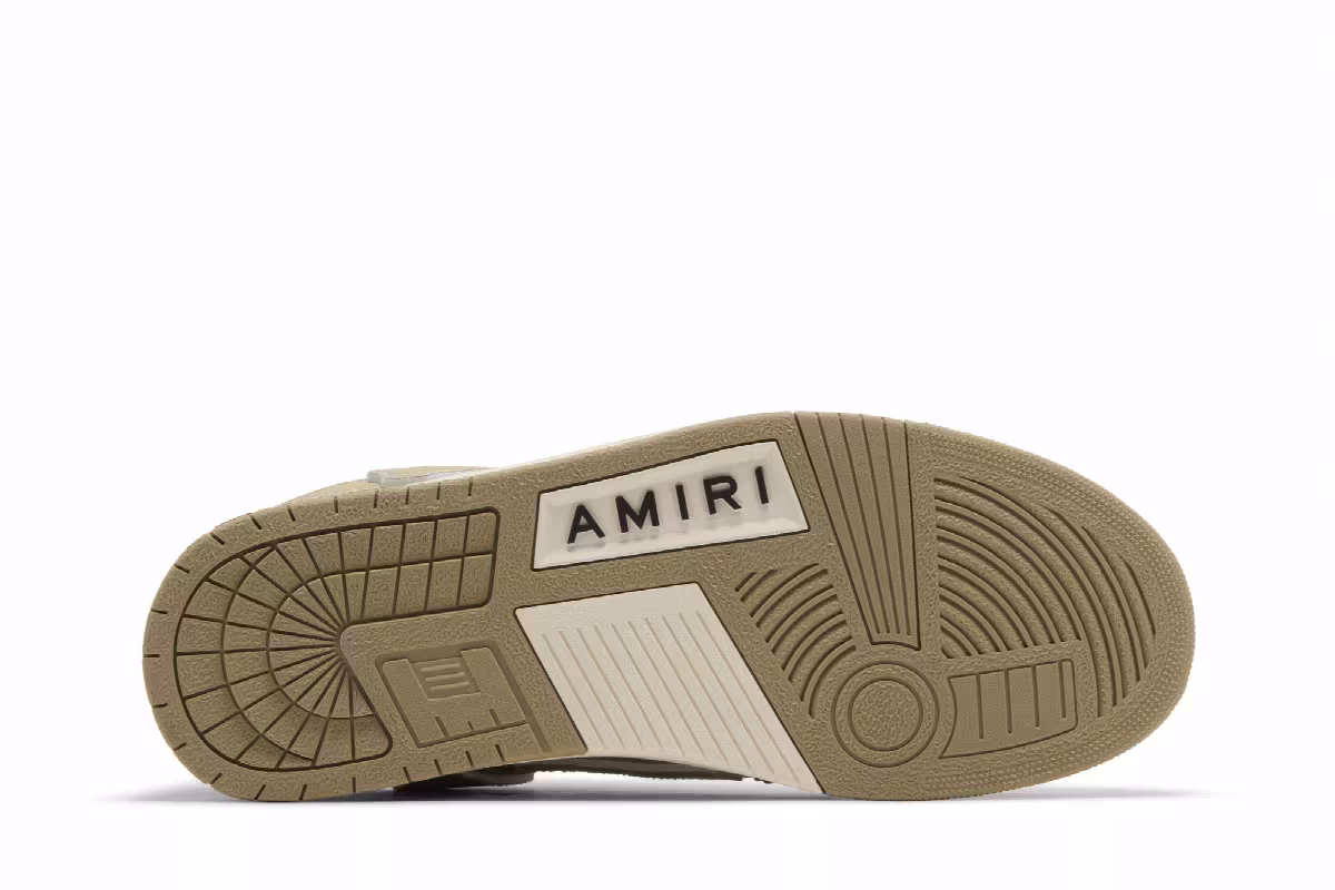 Amiri Chunky Canvas Skel Top Low Green, view 5