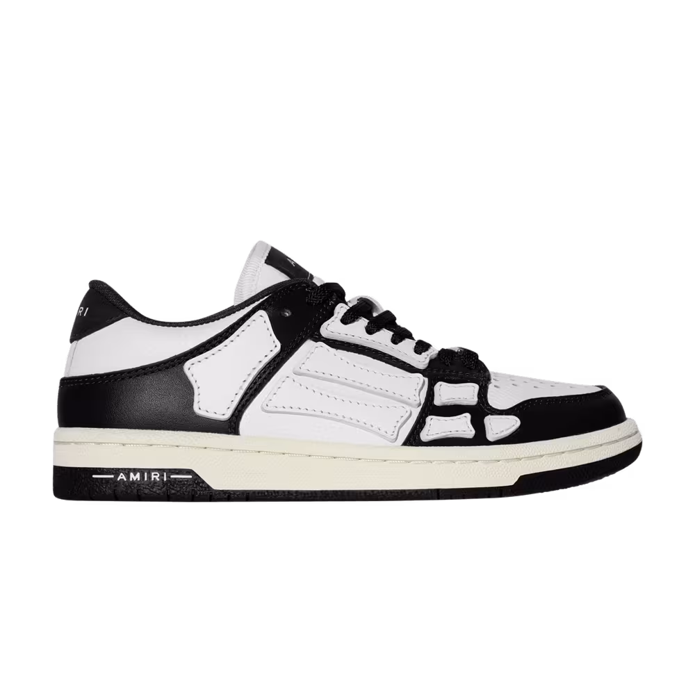 Amiri Skel Top Low Kids Black White 2023