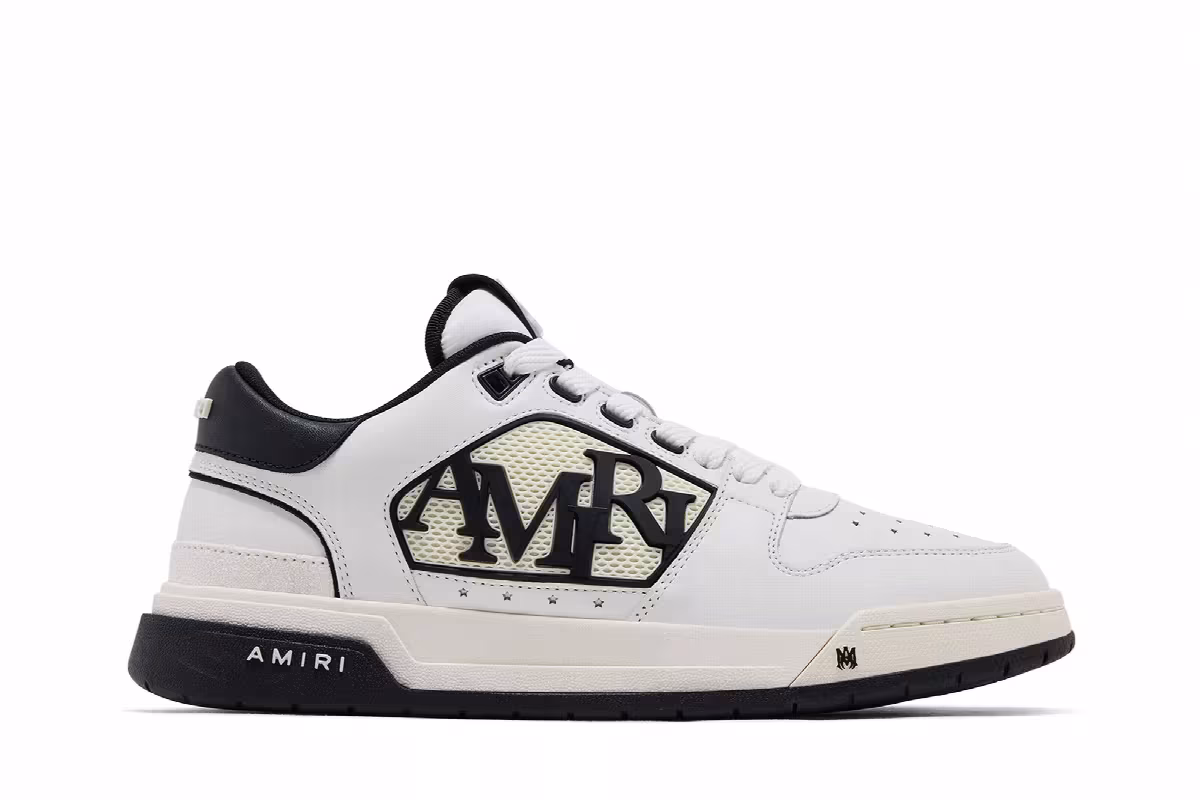 Amiri Classic Low White Black 2025, view 2