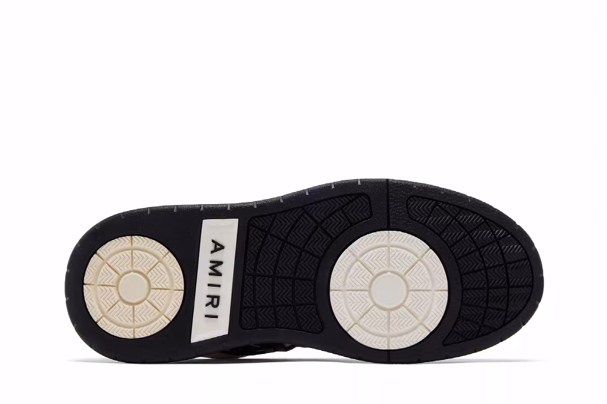 Amiri Classic Low White Black 2025, view 5